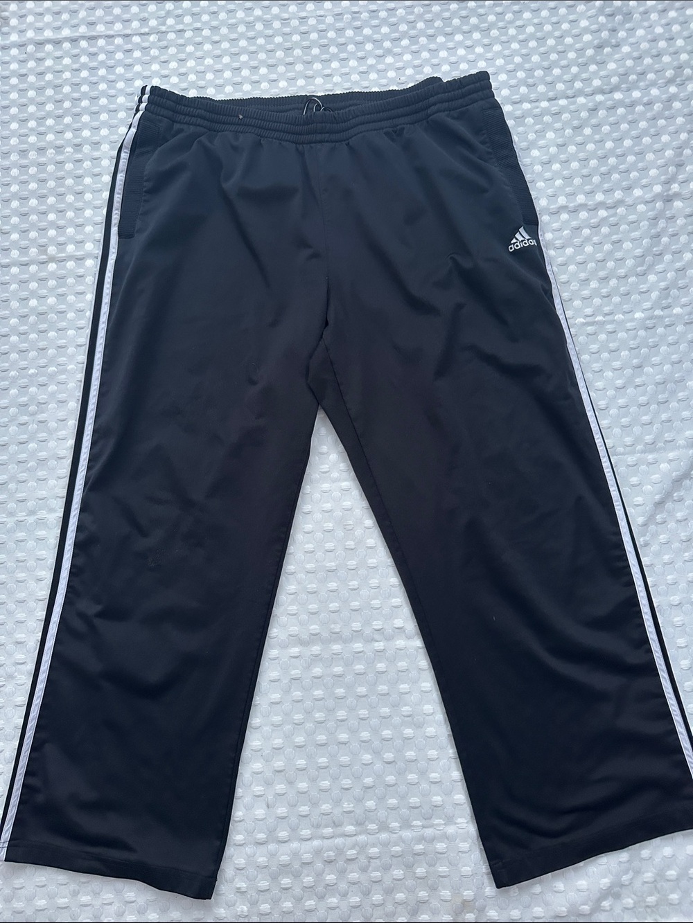 Adidas Mens Black Track Pants 2XL